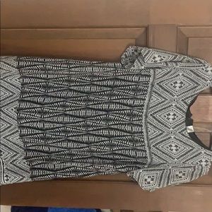 Black and white dress